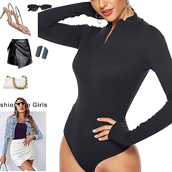 FENDIxSKIMS ハイネックボディースーツ Fendi X SKIMS Crewneck Full 1pc Jumpsuit BodySuit COLORADO
